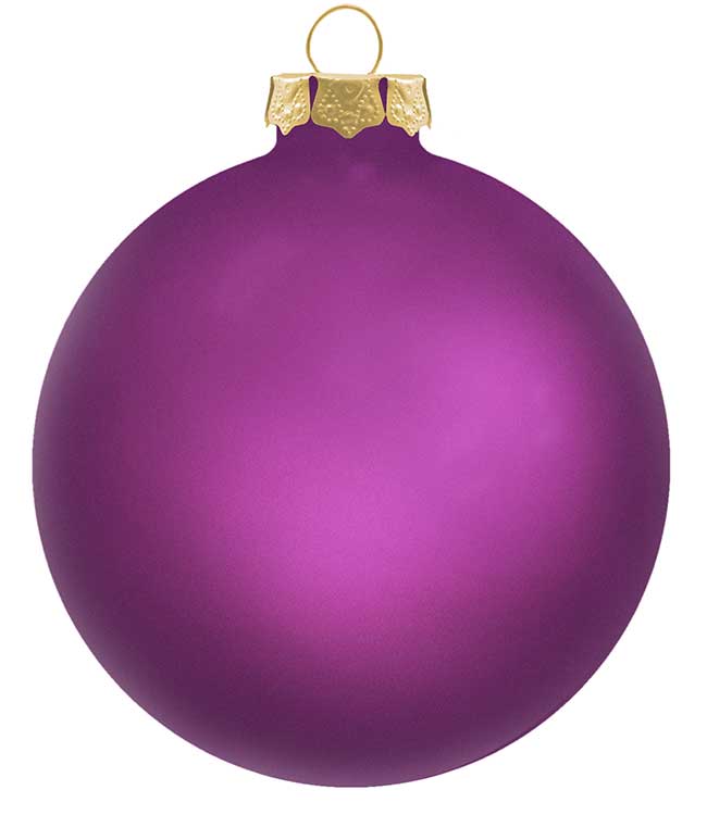 Round Traditional Glass Ball Ornaments 6