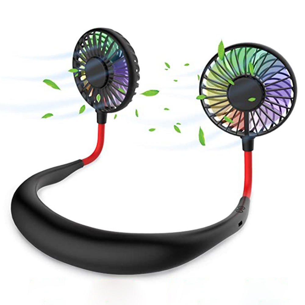 USB Rechargeable Hanging Neck Sports Fan 3
