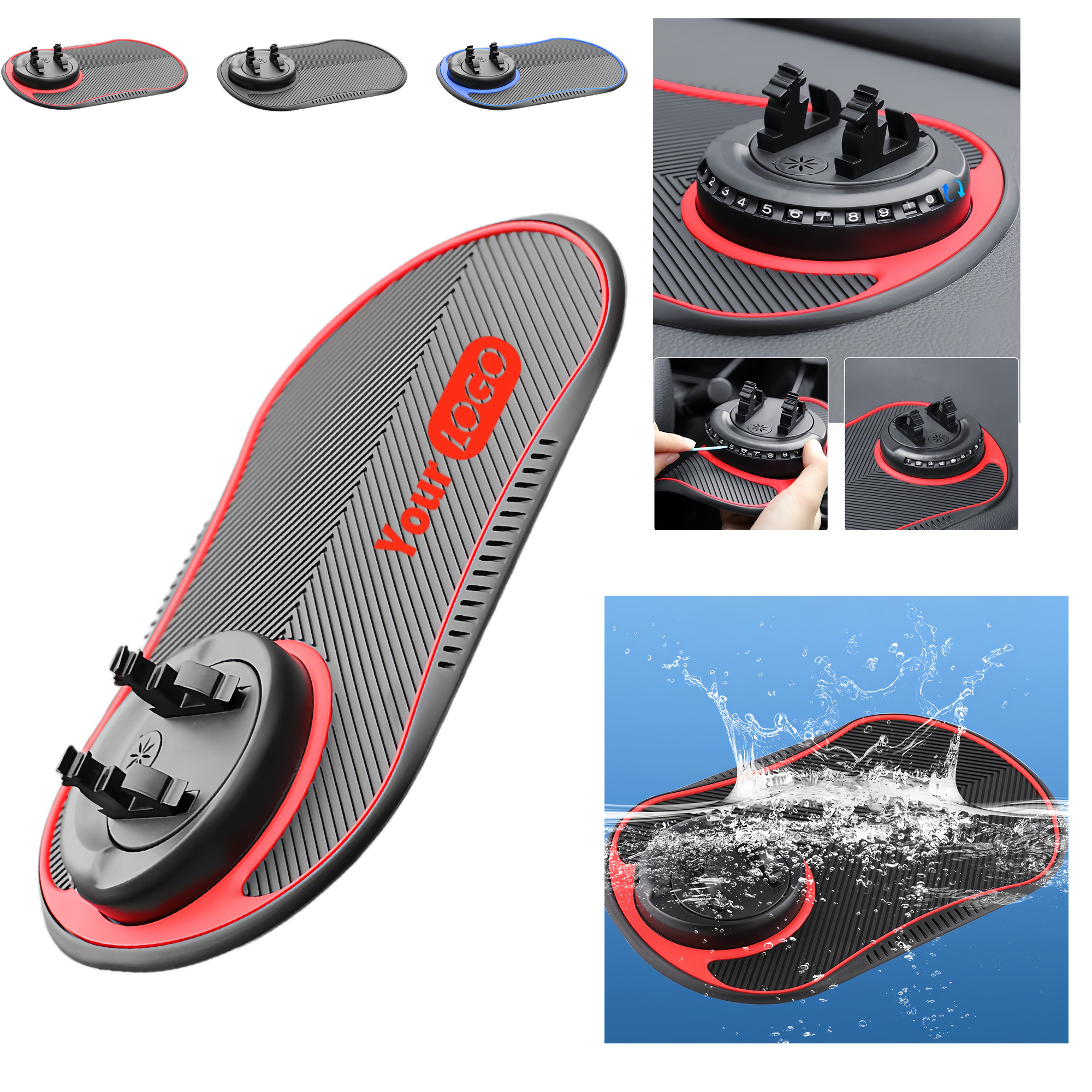 Phone Stand Number Plate Anti-slip Mat 3