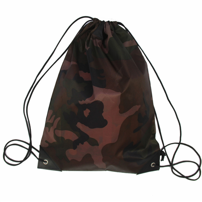 210D Polyester Drawstring Cinch Backpack--11.4"X14" 5