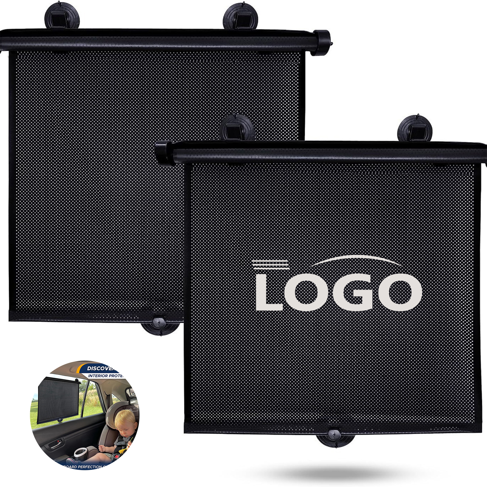 Retractable Car Side Window Sunshade 2