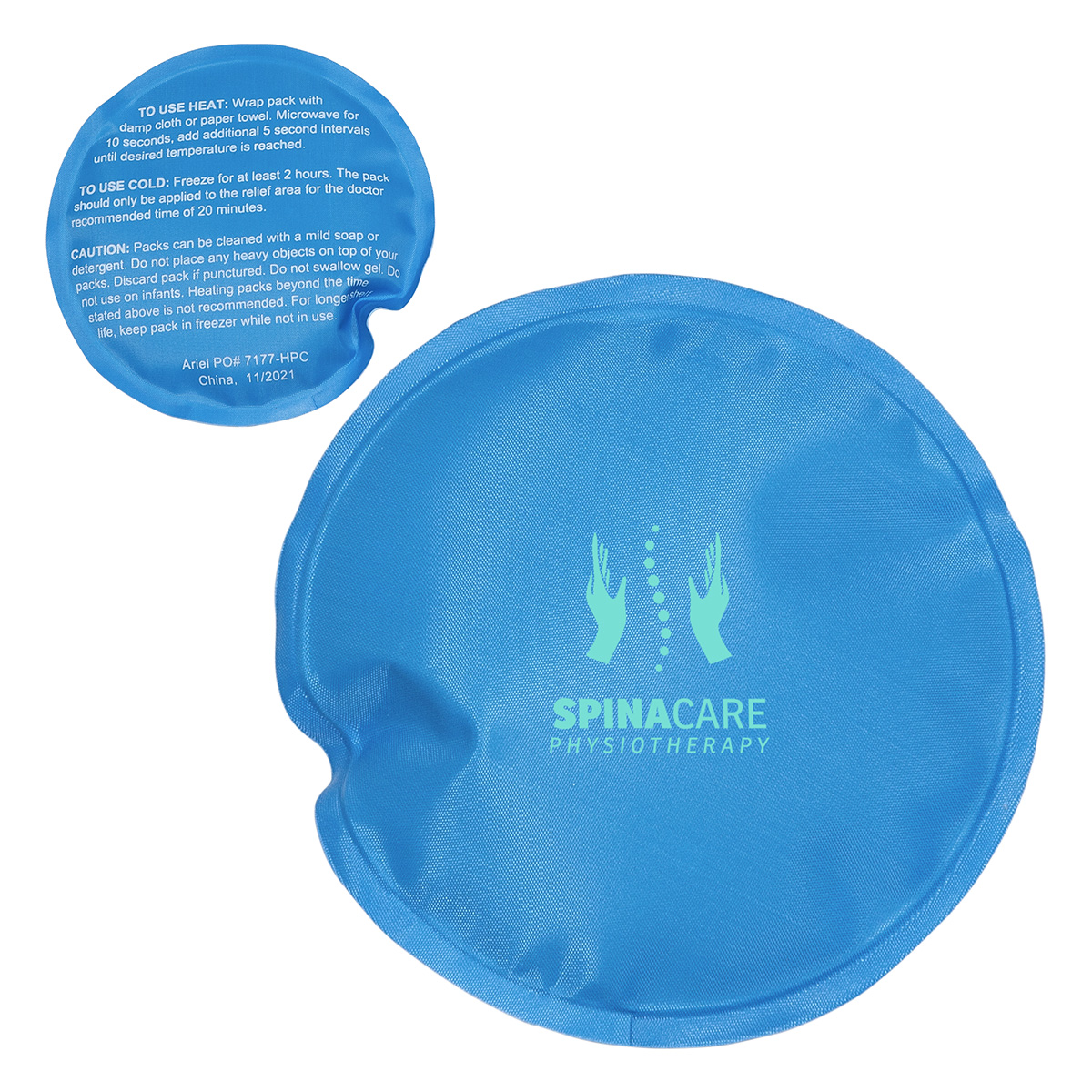 Round Nylon-Covered Hot/Cold Pack 4