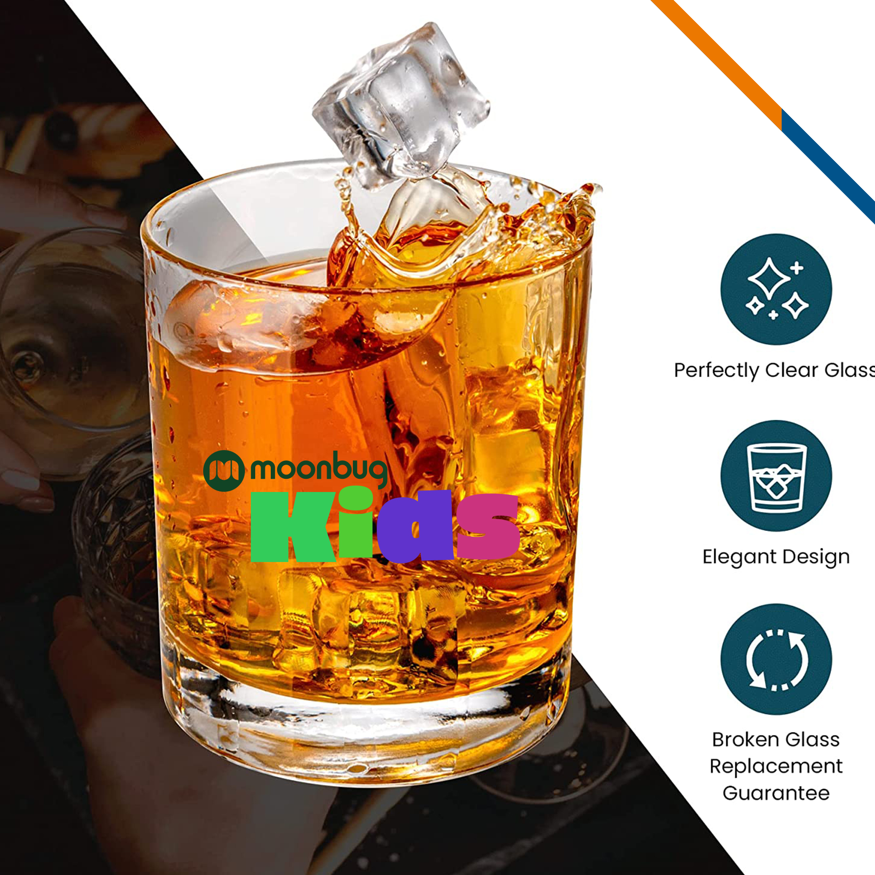 ARC Entero Whiskey Glasses - 14 OZ. 2