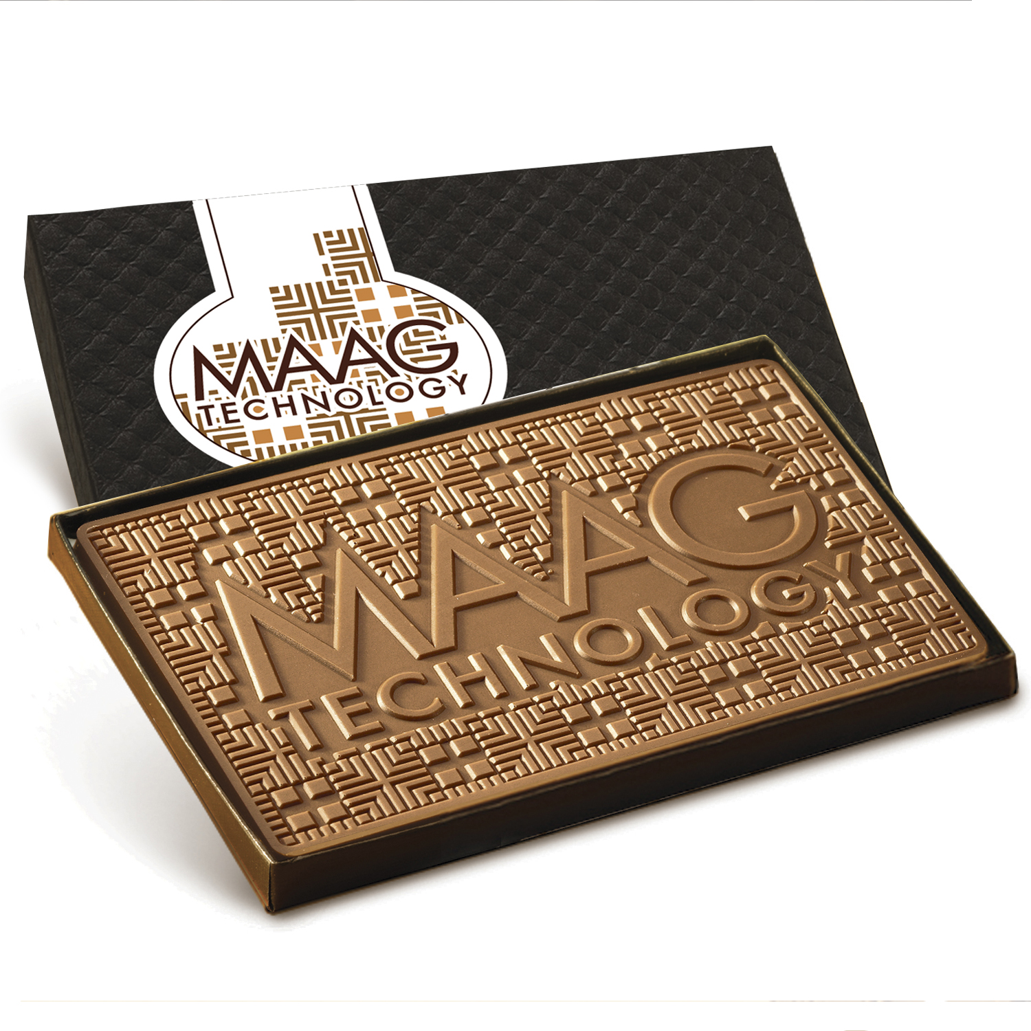 3oz. Chocolate Bar with 4"x6" Gift Box 5