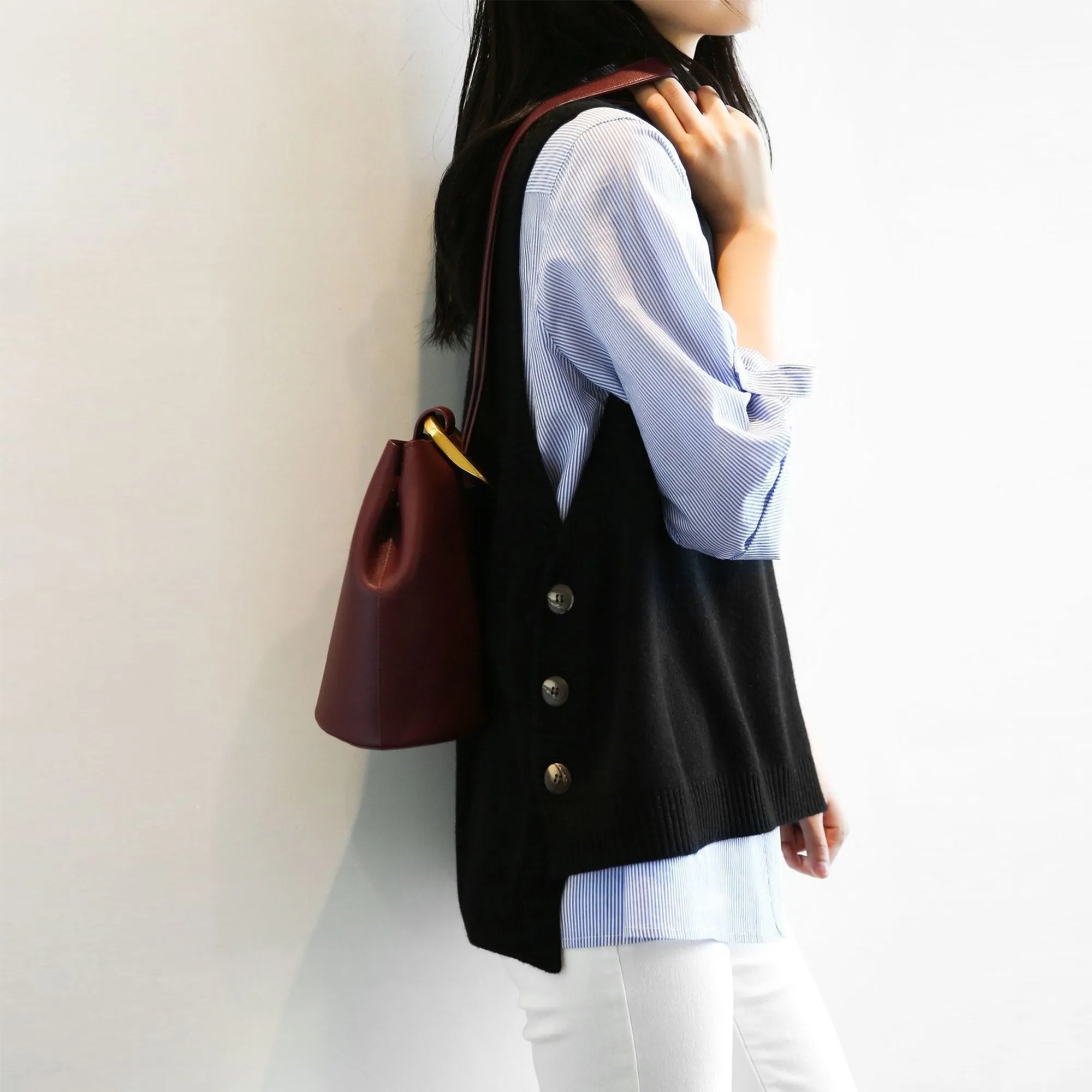 Women's Wool Blend Knitted Vest 3