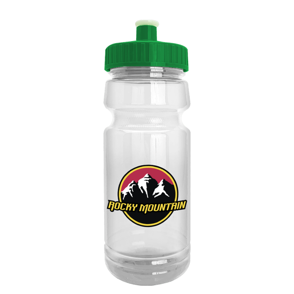Wheely 24oz Transparent Bike Bottle w/Push-Pull Lid 32