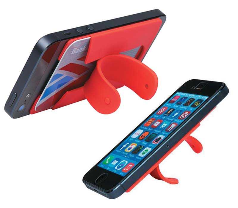 Silicone Phone Wallet with Stand 4