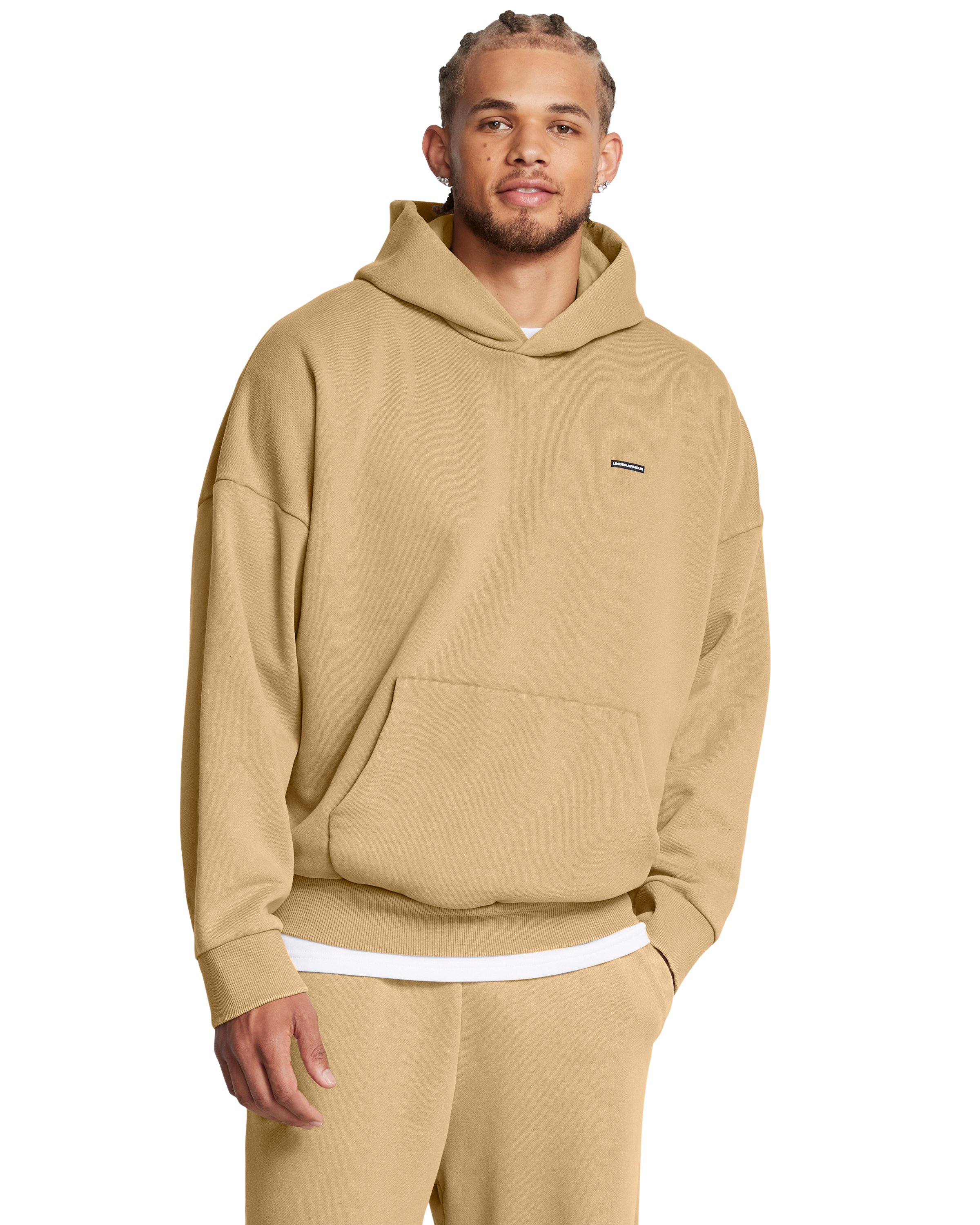 UA Icon Heavyweight Fleece Wash Men's Oversized Hoodie 5