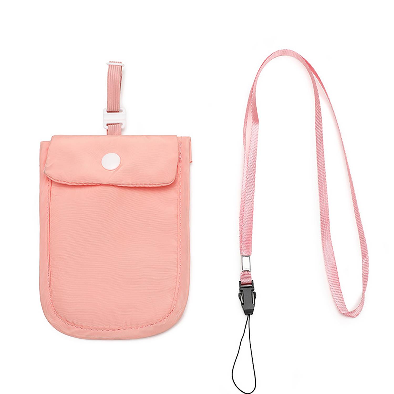 Women'S Compact And Durable Nylon Coin Purse W/ A Strap 5