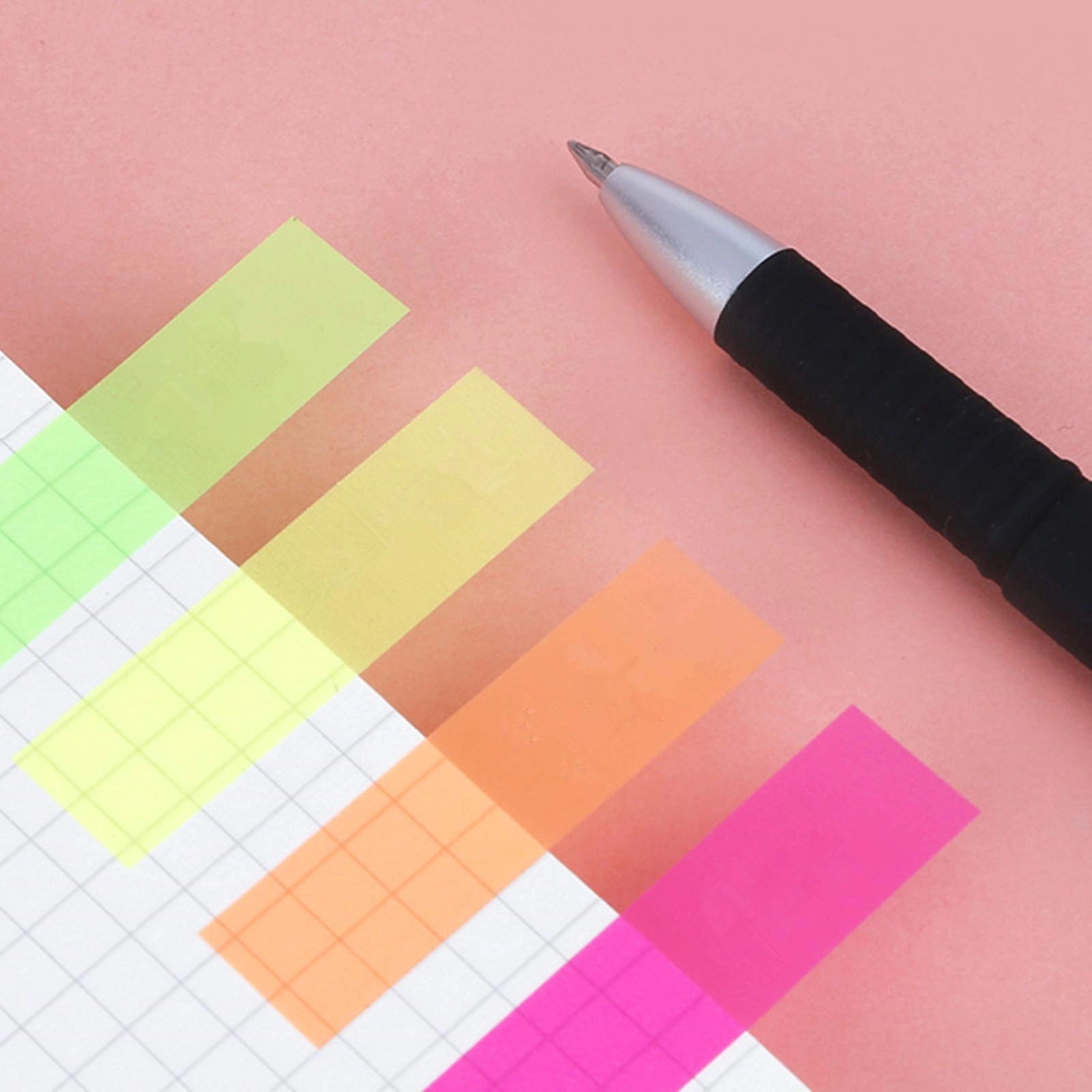 2 In 1 Sticky Notes with 12cm Ruler 7