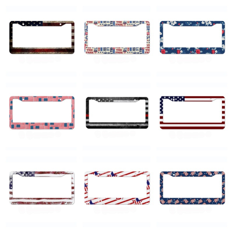 Aluminum Durable Custom Plate Frame 4