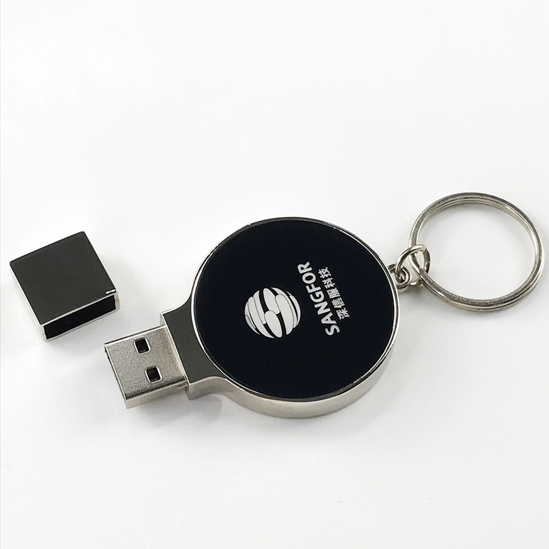LED Light-up Logo USB Flash Drive Key Chain 6