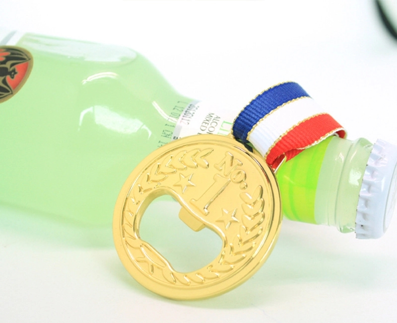 Medal Bottle Opener in Gold 4