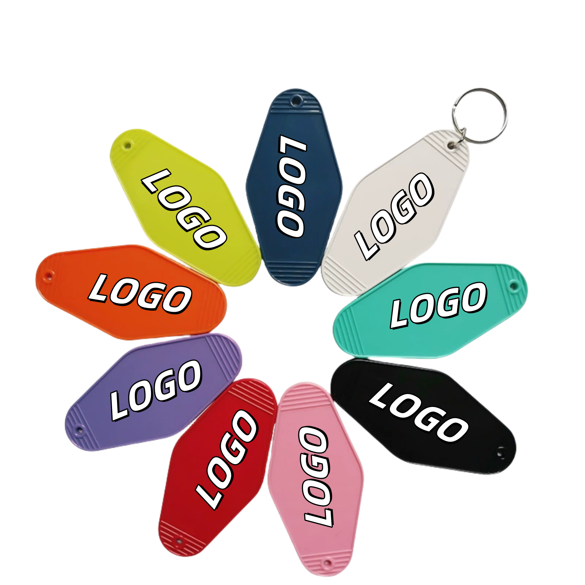 Customized Full-Color Hotel Keychains 2