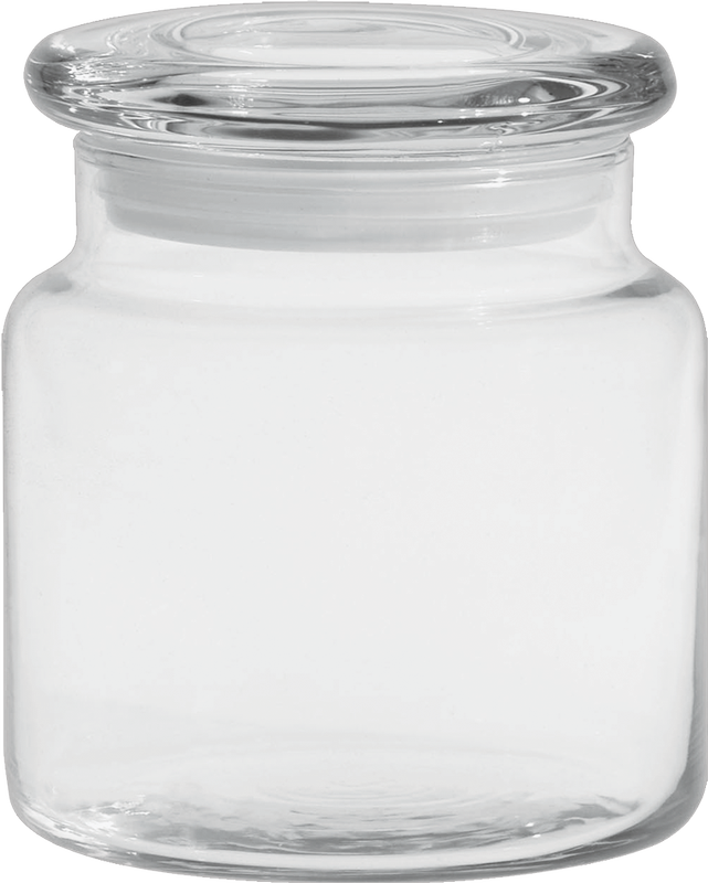 16 oz. Apothecary Jar with Flat Lid 18