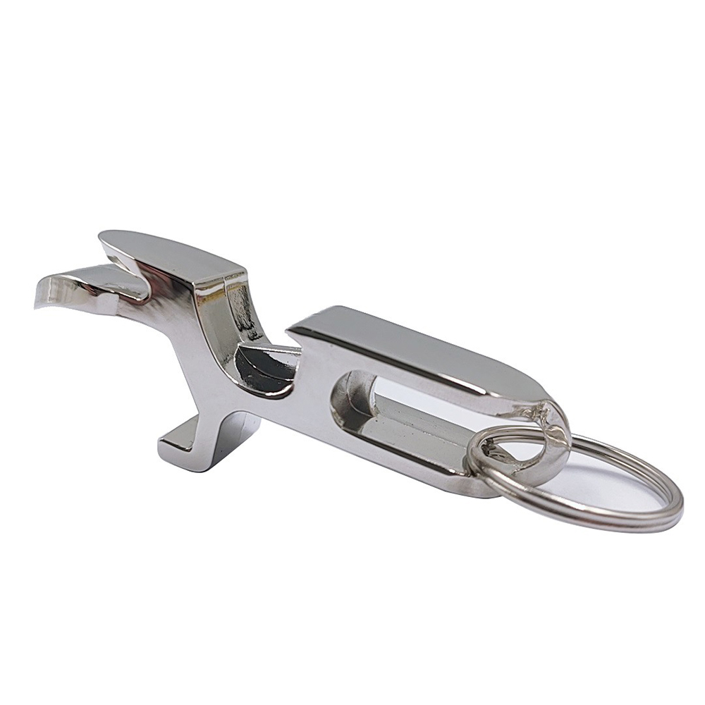 Metal Bottle Opener W/Keychain 2