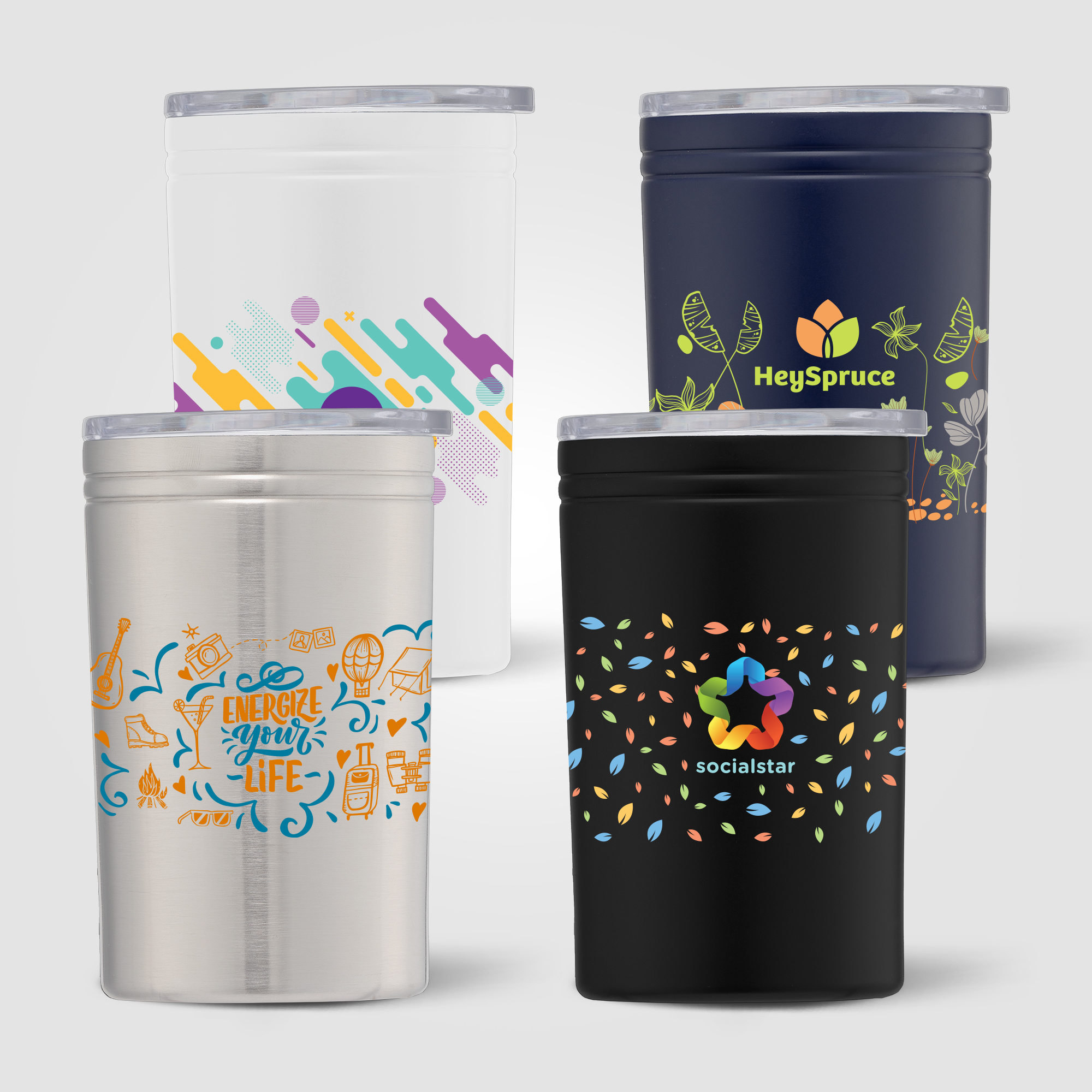 Chill - 11 oz. 2-in-1 Tumbler & Can Insulator 12