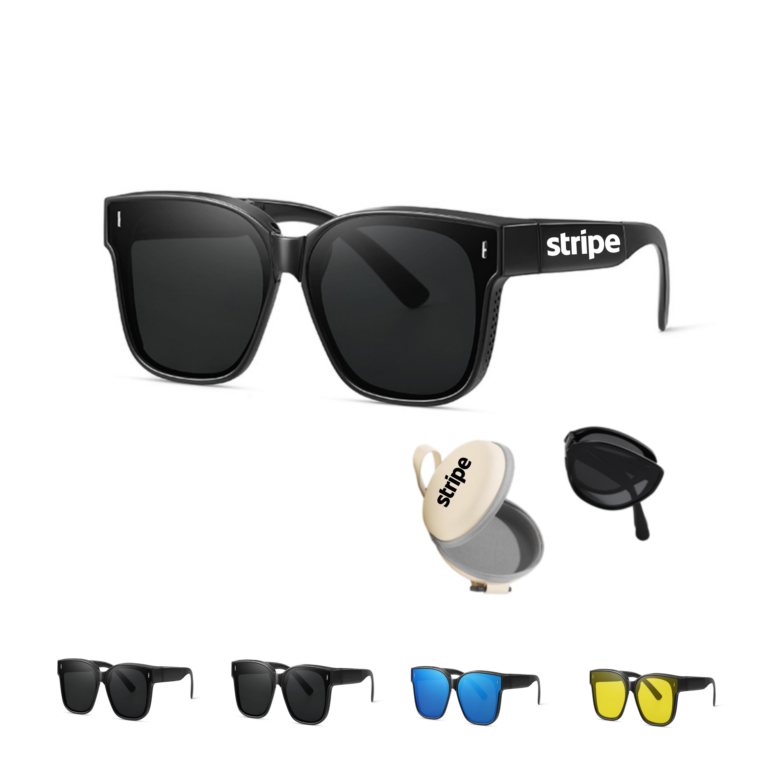 Foldable Polarized Fit Over Glasses Sunglasses 11