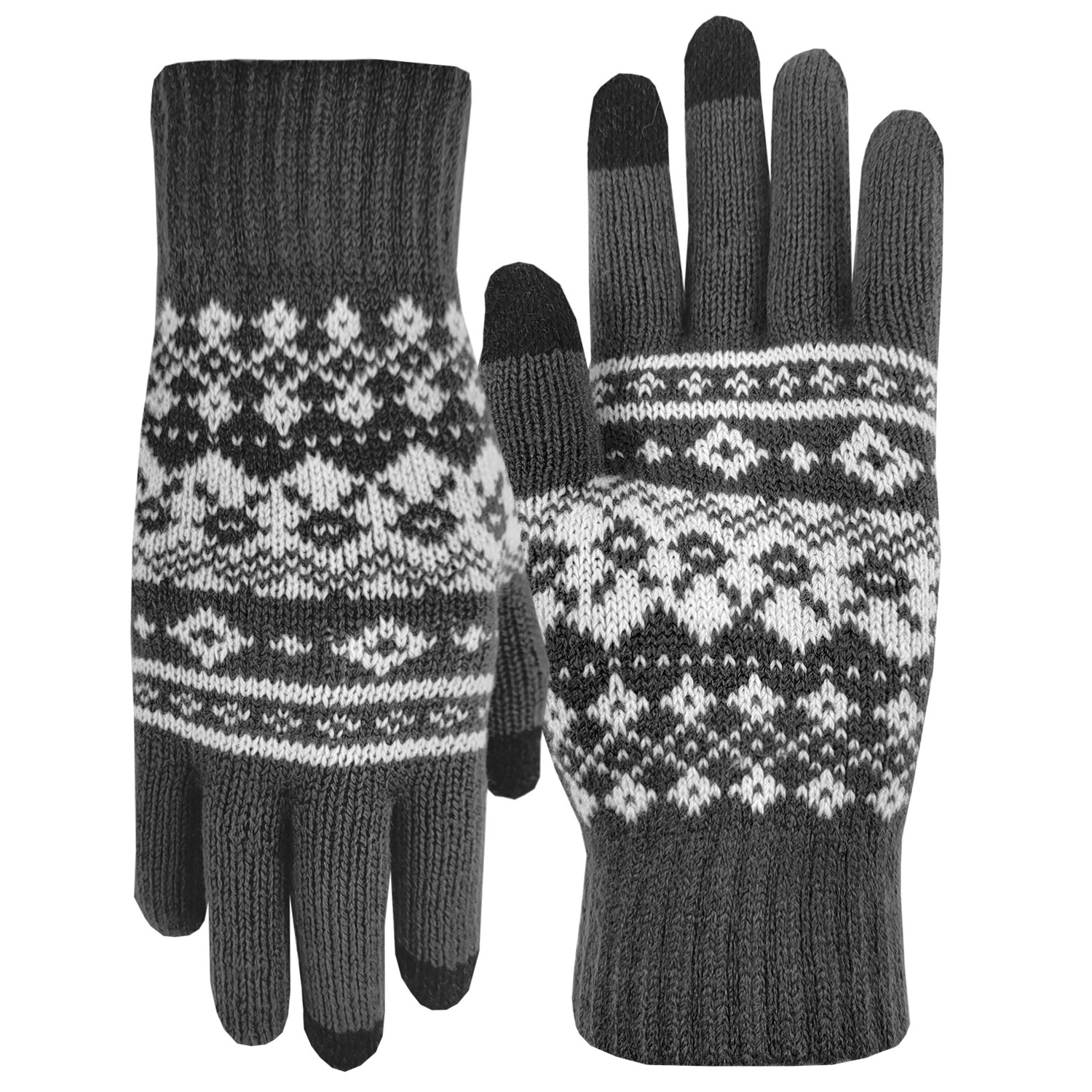 Winter Knit Text Gloves 5