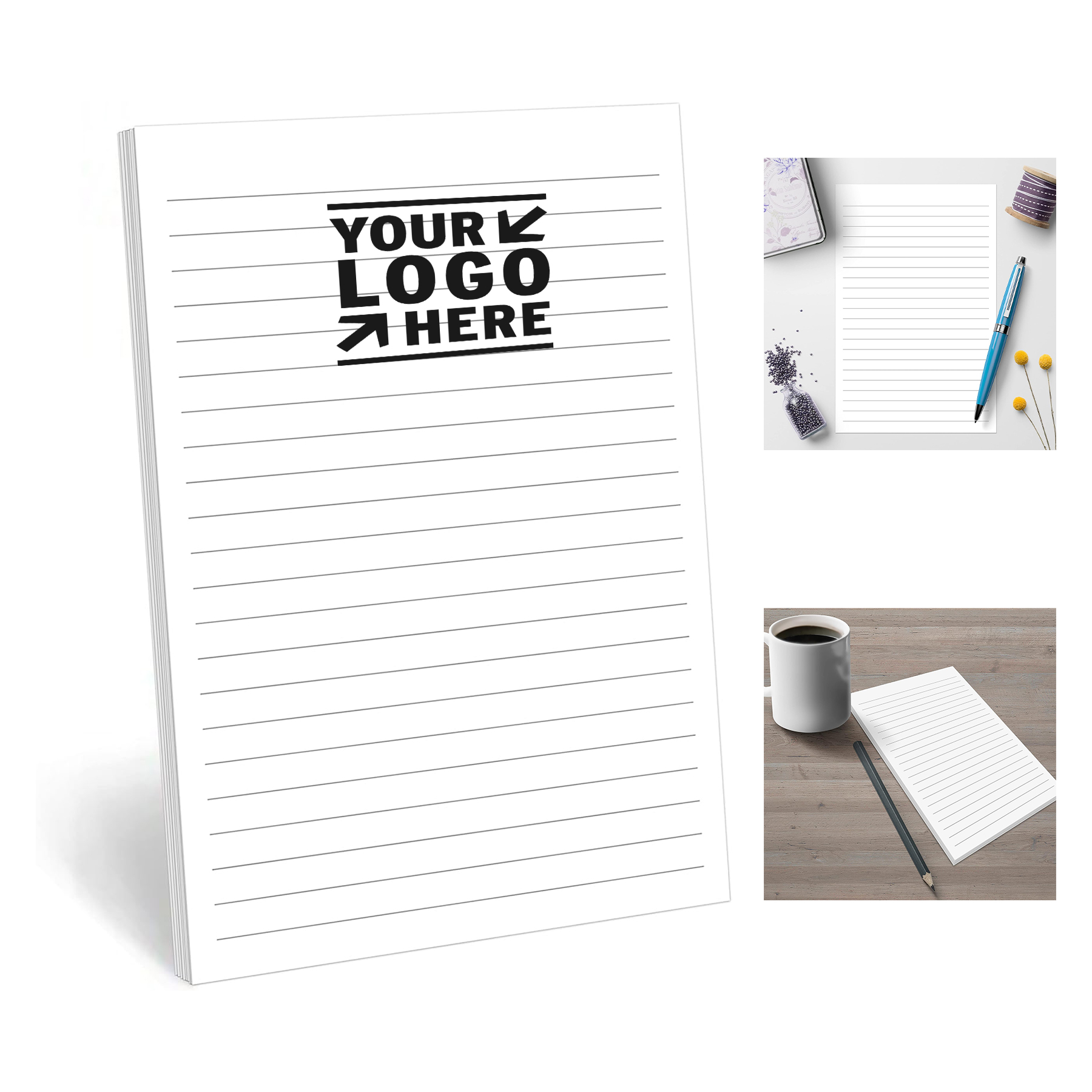5.5" x 8.5" 50 Sheets Ruled Notepad 1