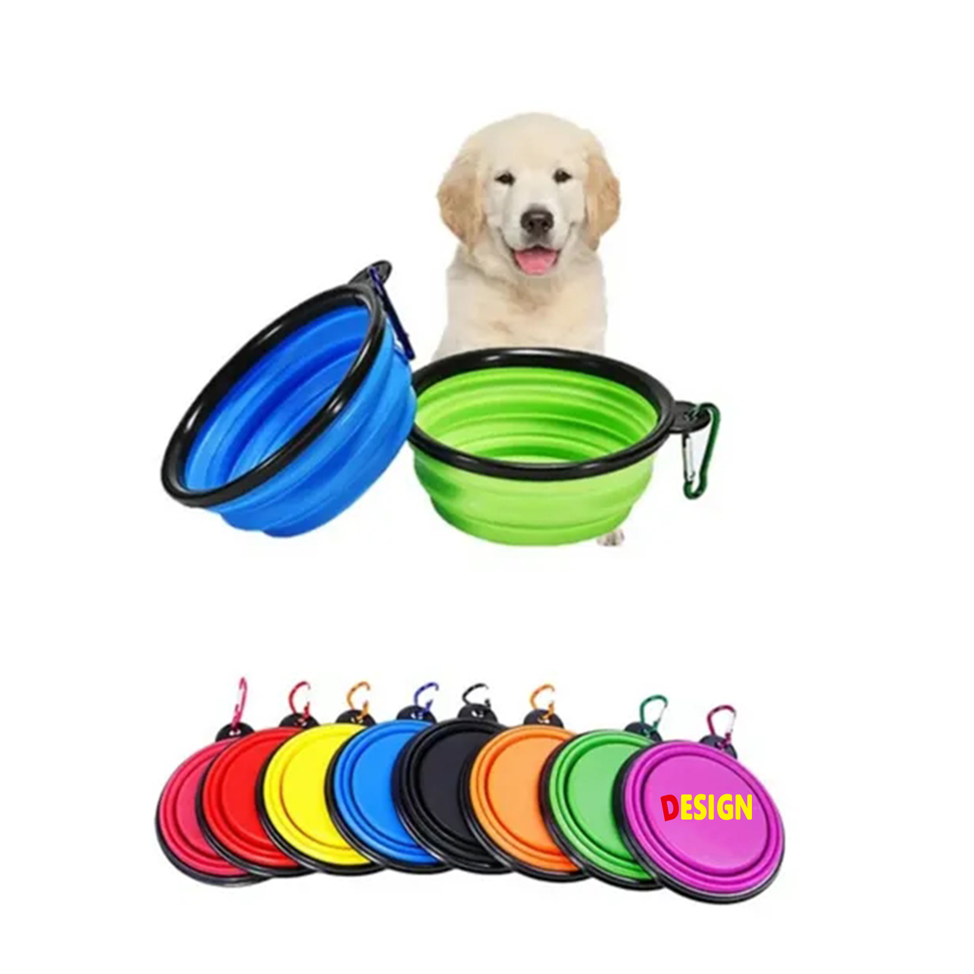 Pet Collapsible Dog Bowl 2