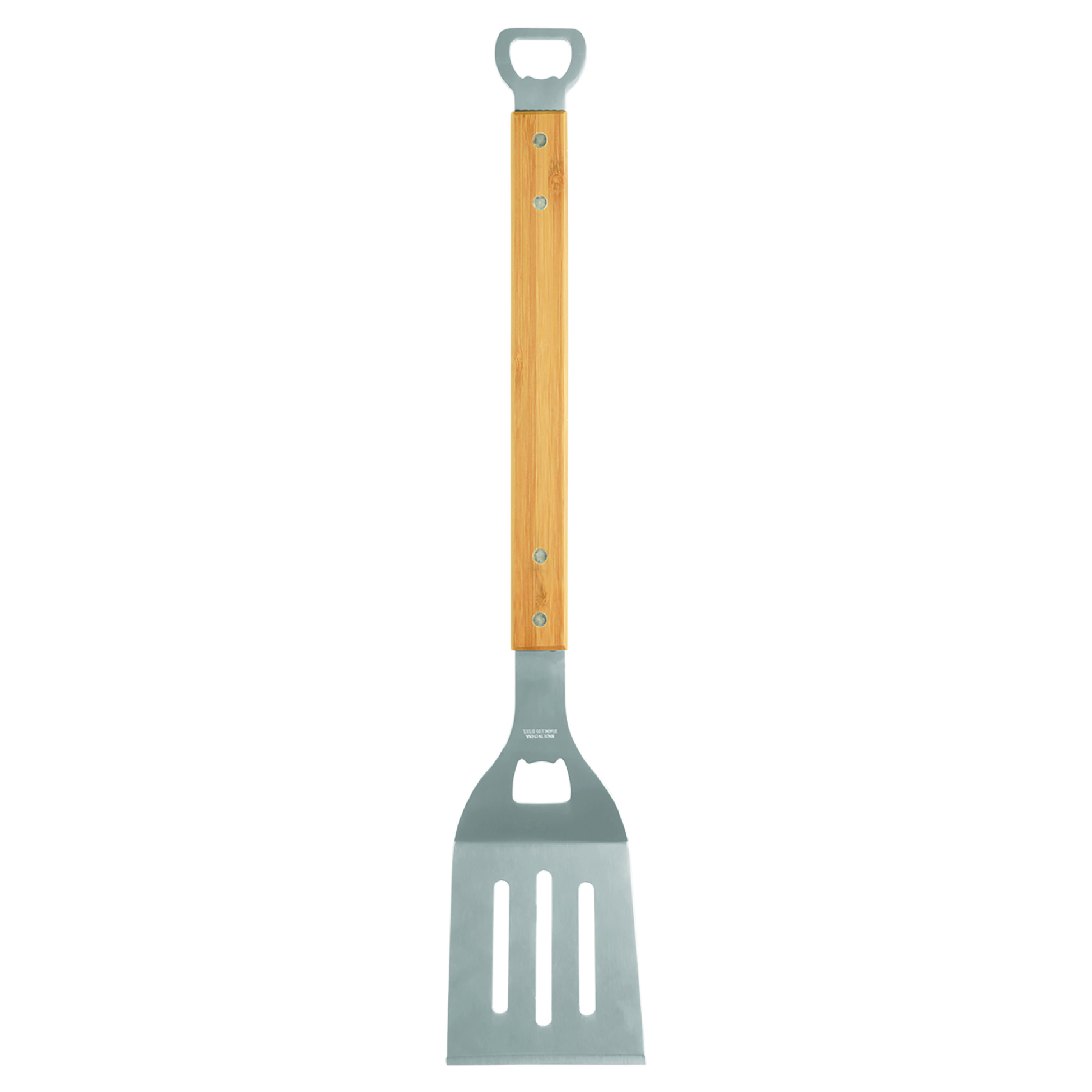 19 1/4" Bamboo BBQ Spatula w/ Bottle Opener 5