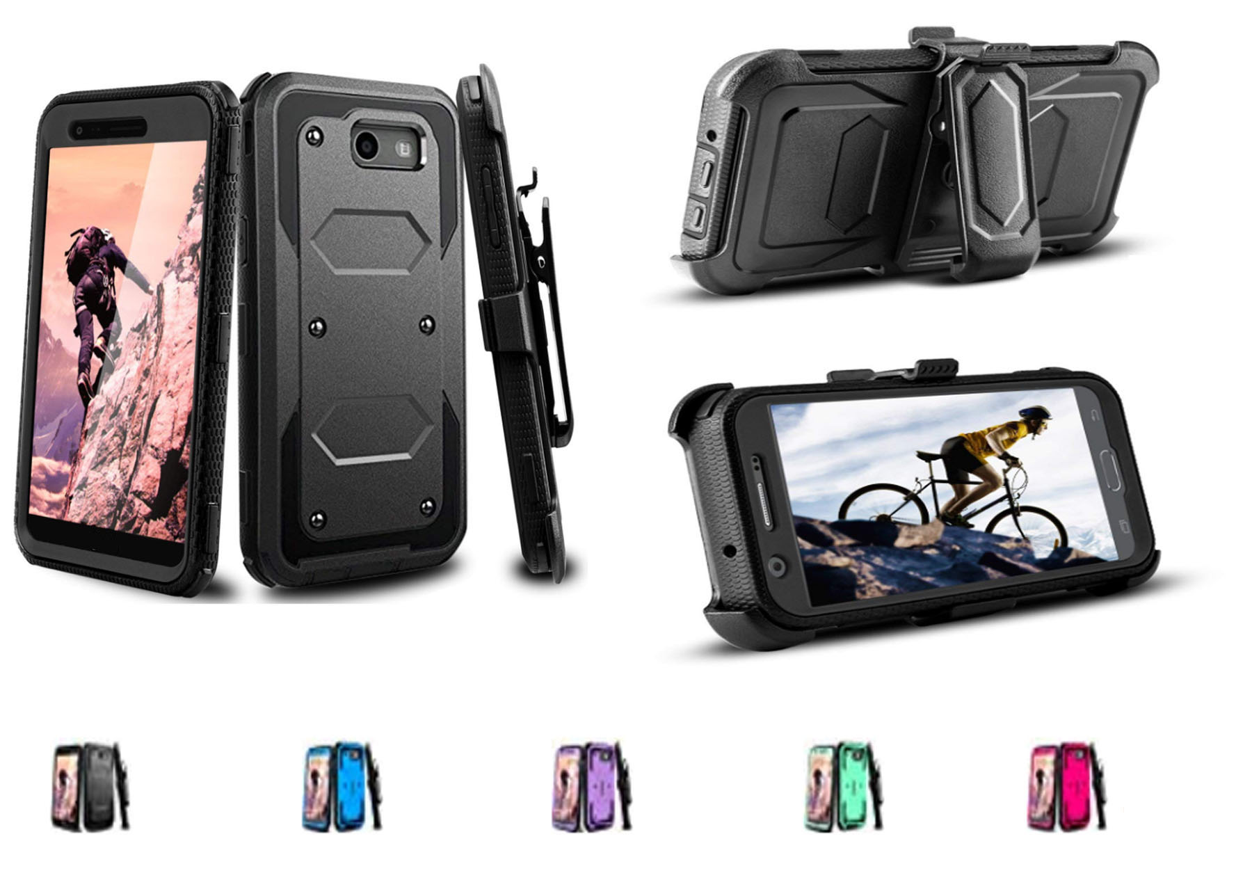 iBank ® Galaxy J3 2018 /J3 Star/Amp Prime 3/J3 Aura/J3 Achieve Shockproof Case 1