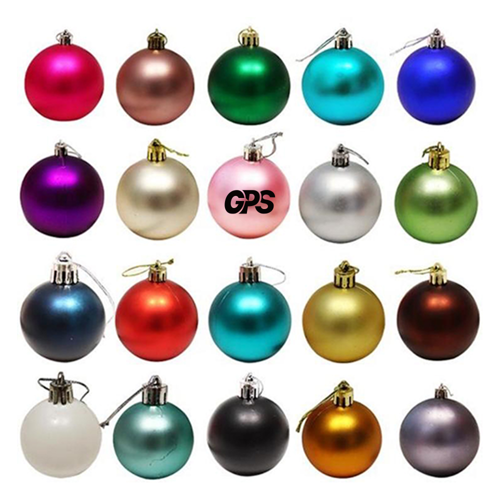 Colorful Plastic Christmas Ball