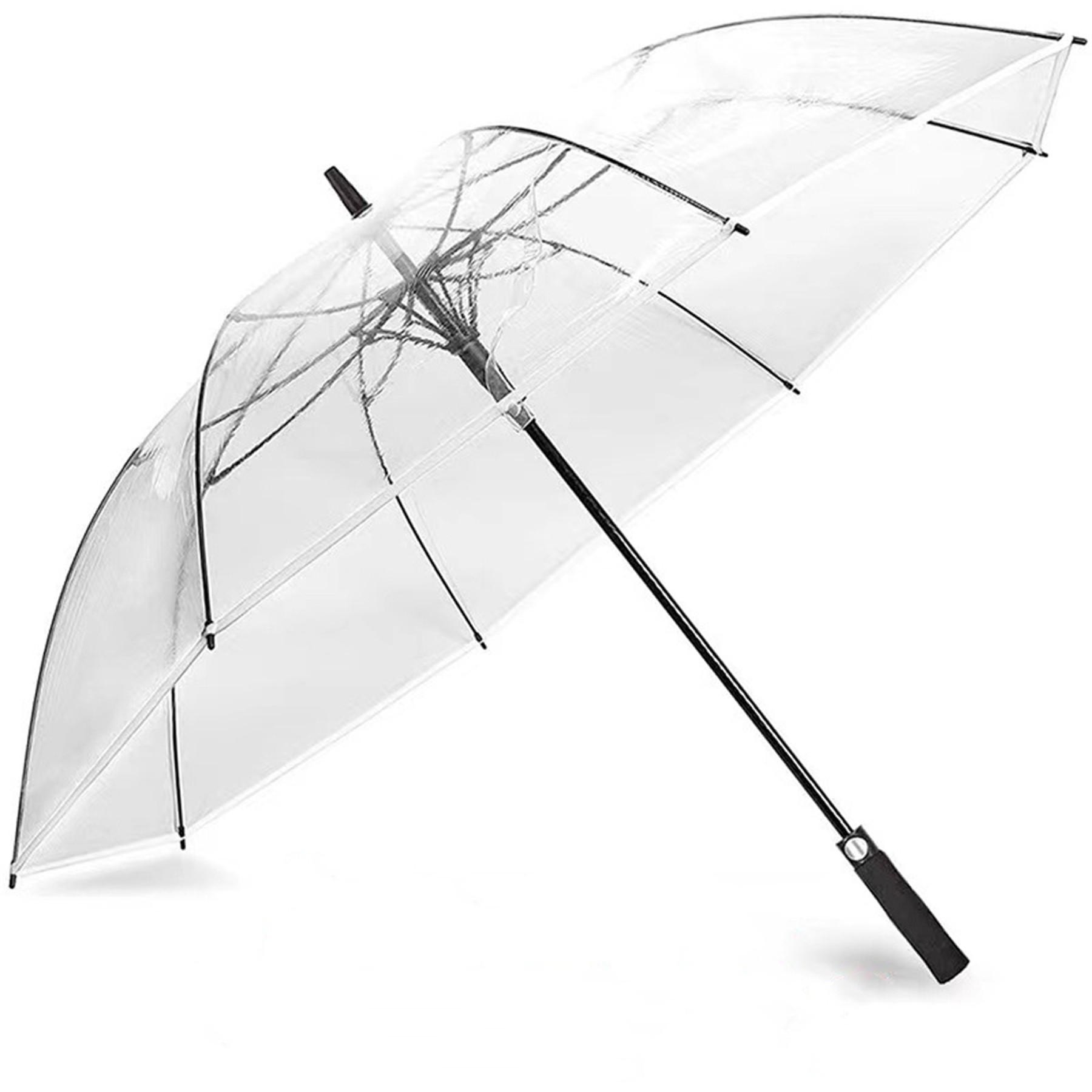 60" Automatic Open Clear Umbrella