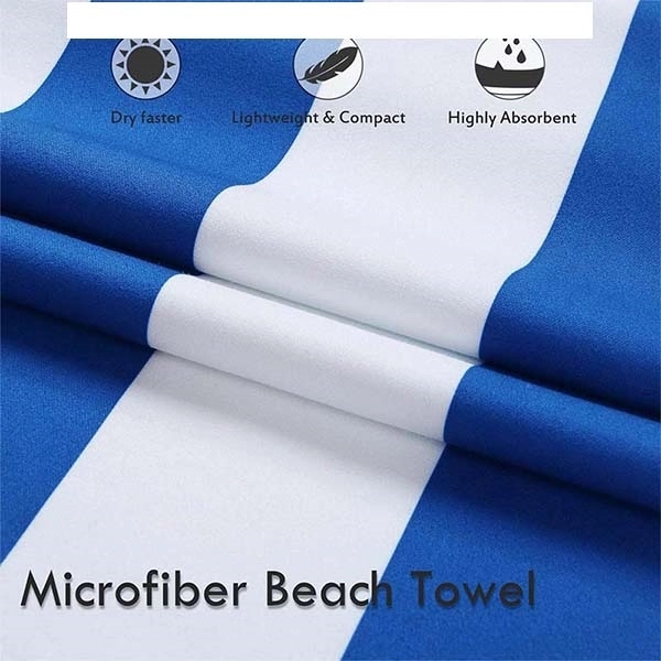 Lightweight Colorful Striped Beach Towel 6