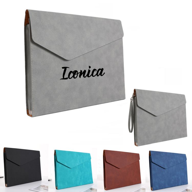 A4 PU Leather Expanding File Folder Holder 2