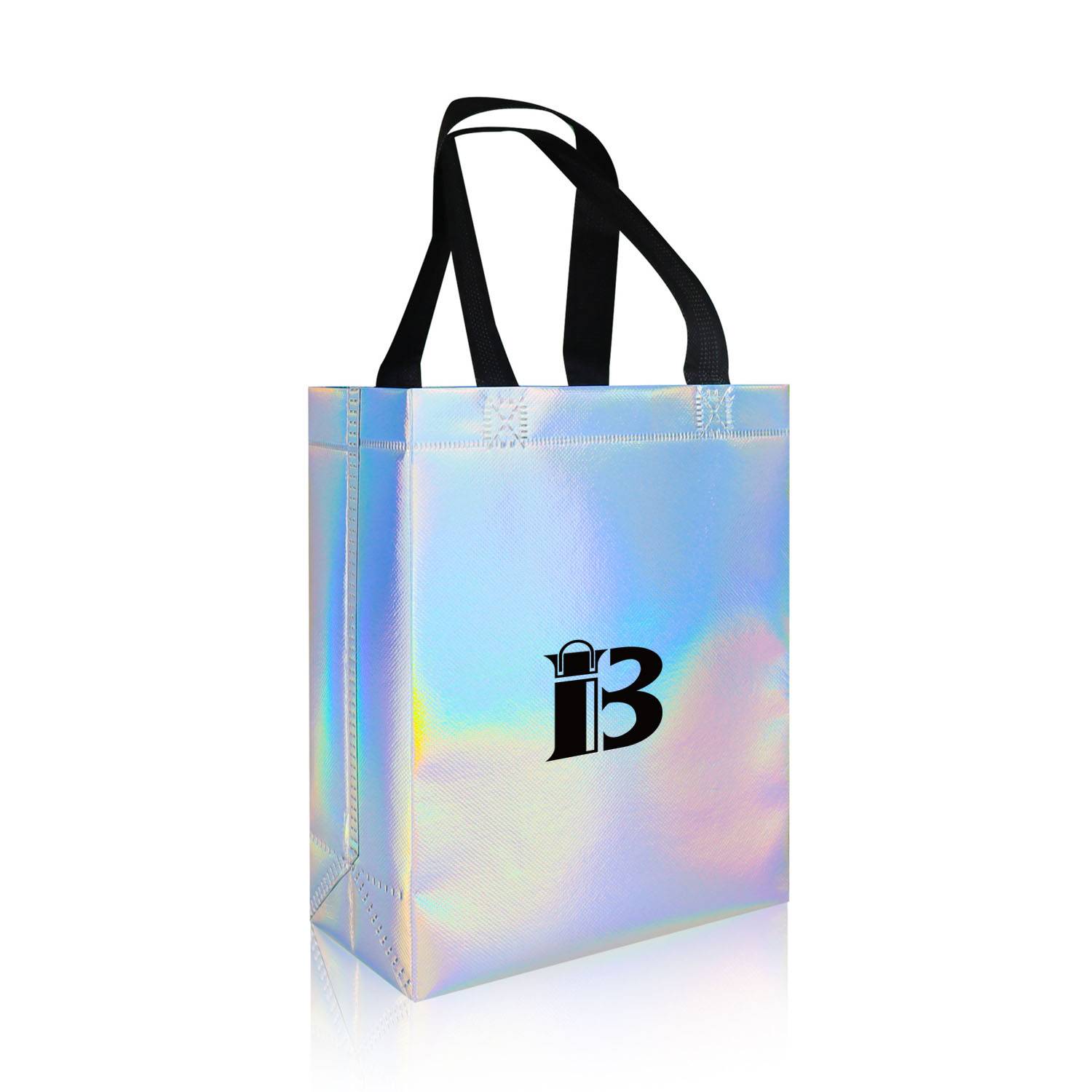 Reusable Waterproof Iridescent Non Woven Tote Bag 2