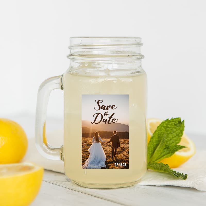 16 Oz Custom Mason Jars With Handles 5
