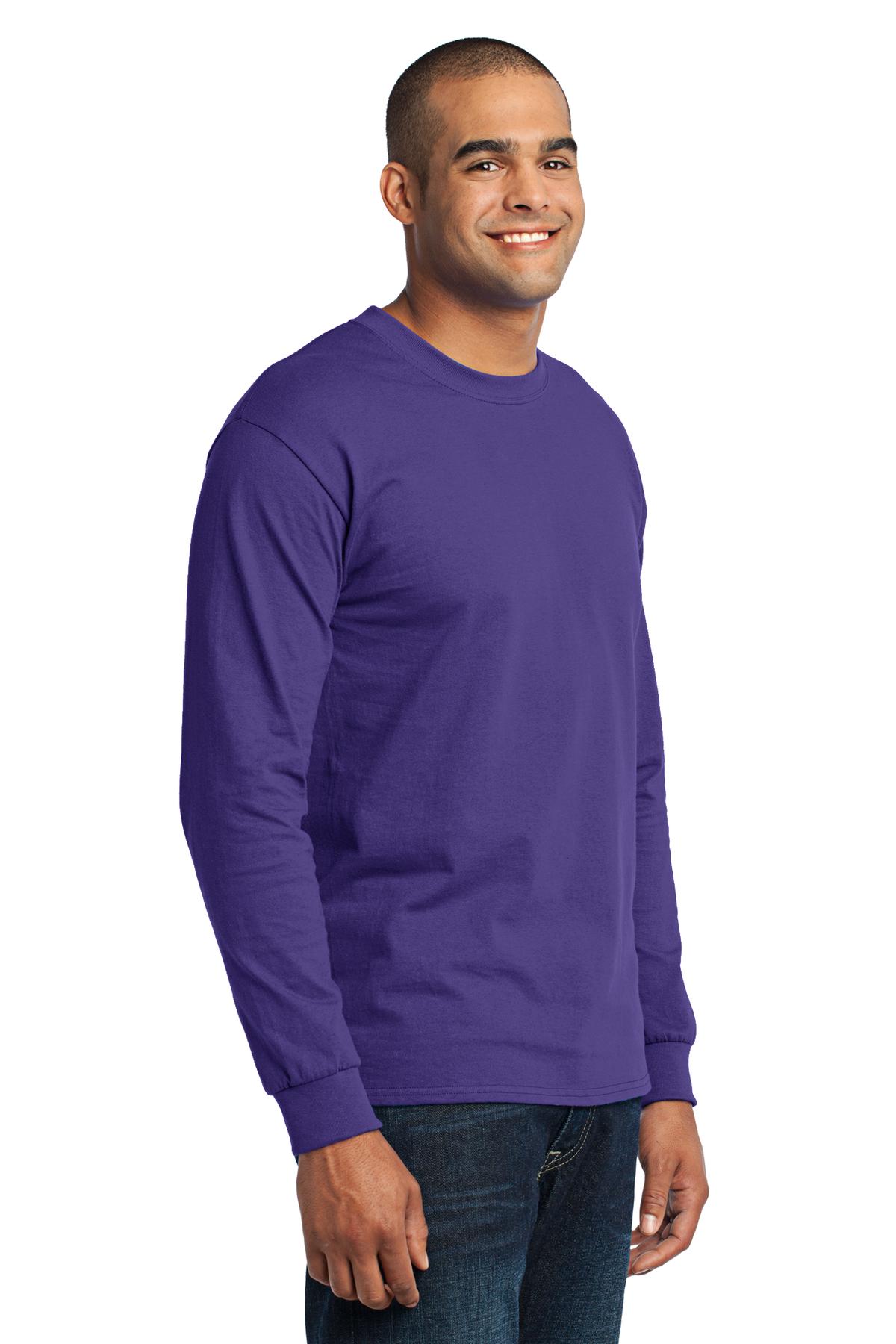 Port & Co Long Sleeve Core Blend Tee. PC55LS 95