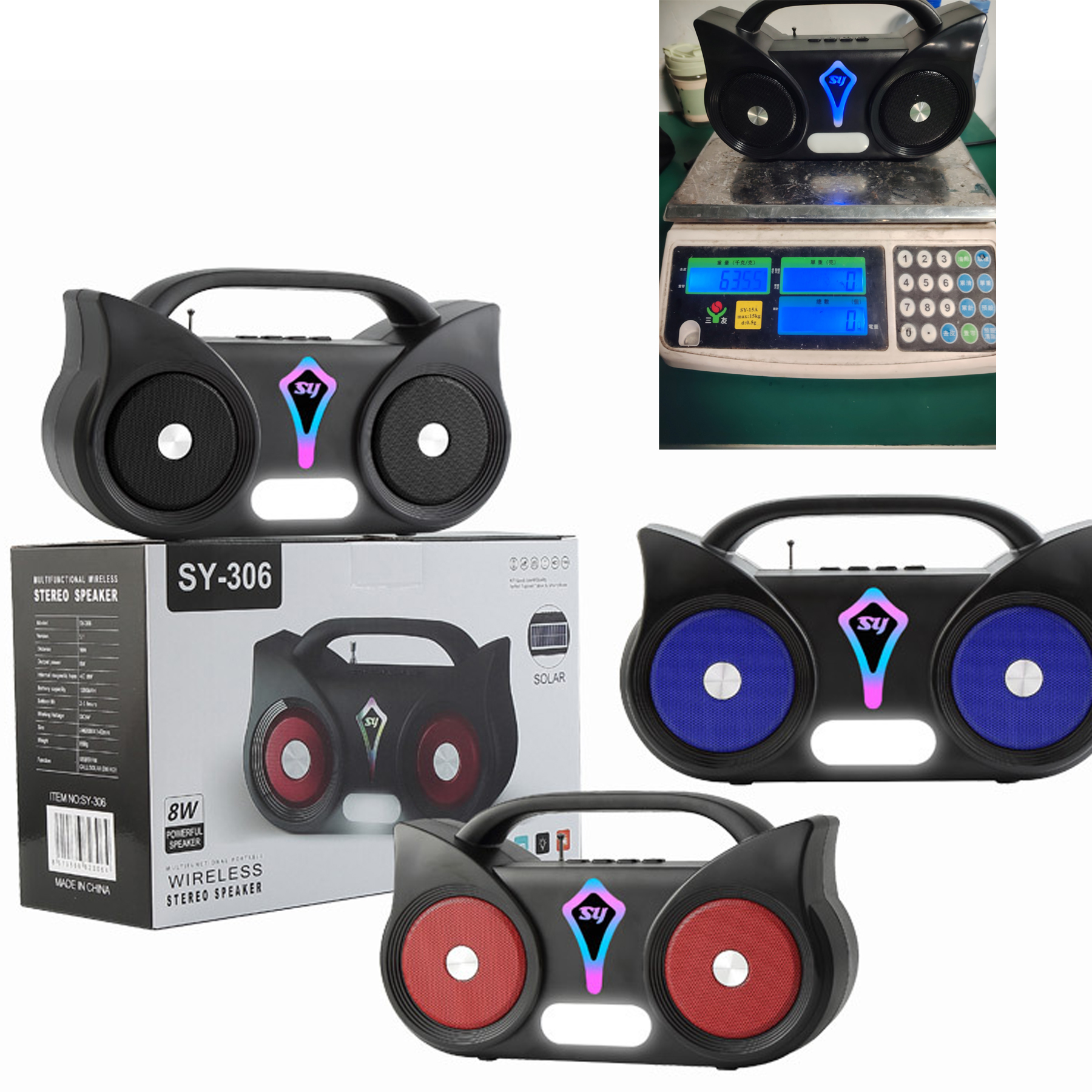 Wireless LED Cat Ear Wireless Speaker 3