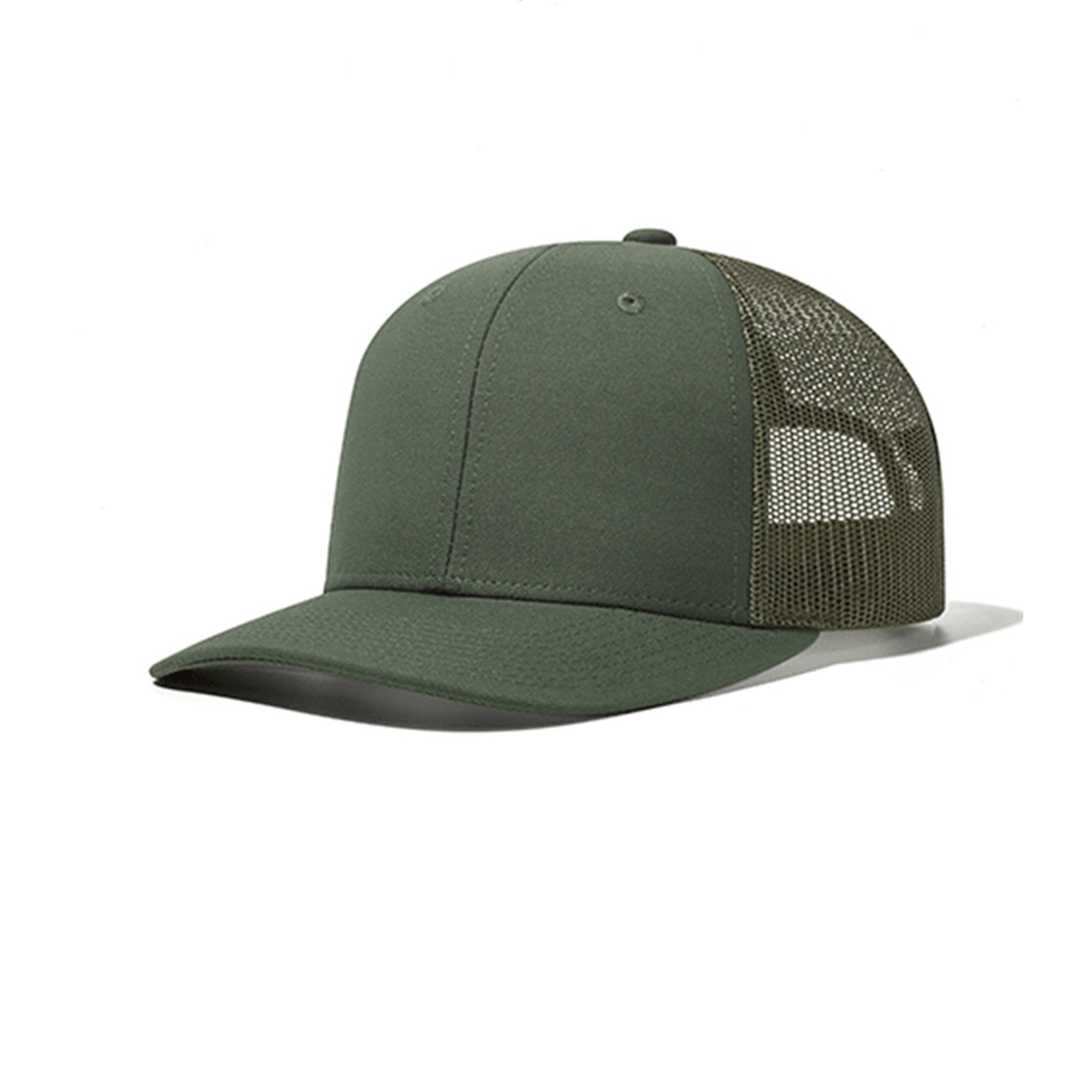 Brushed Cotton Mesh Trucker Cap Adjustable Fit 30