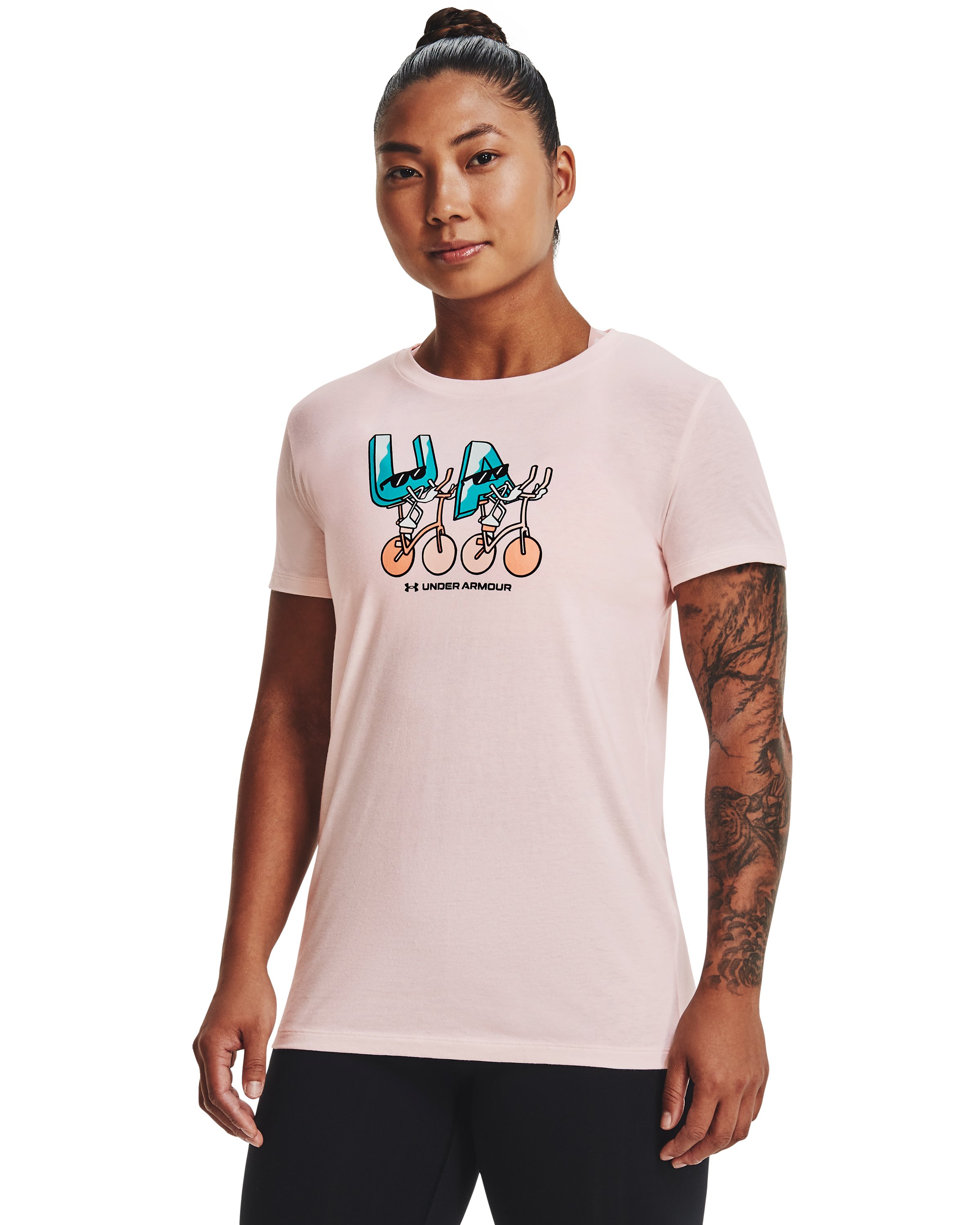 Women's UA Biking Illustration Short Sleeve 3