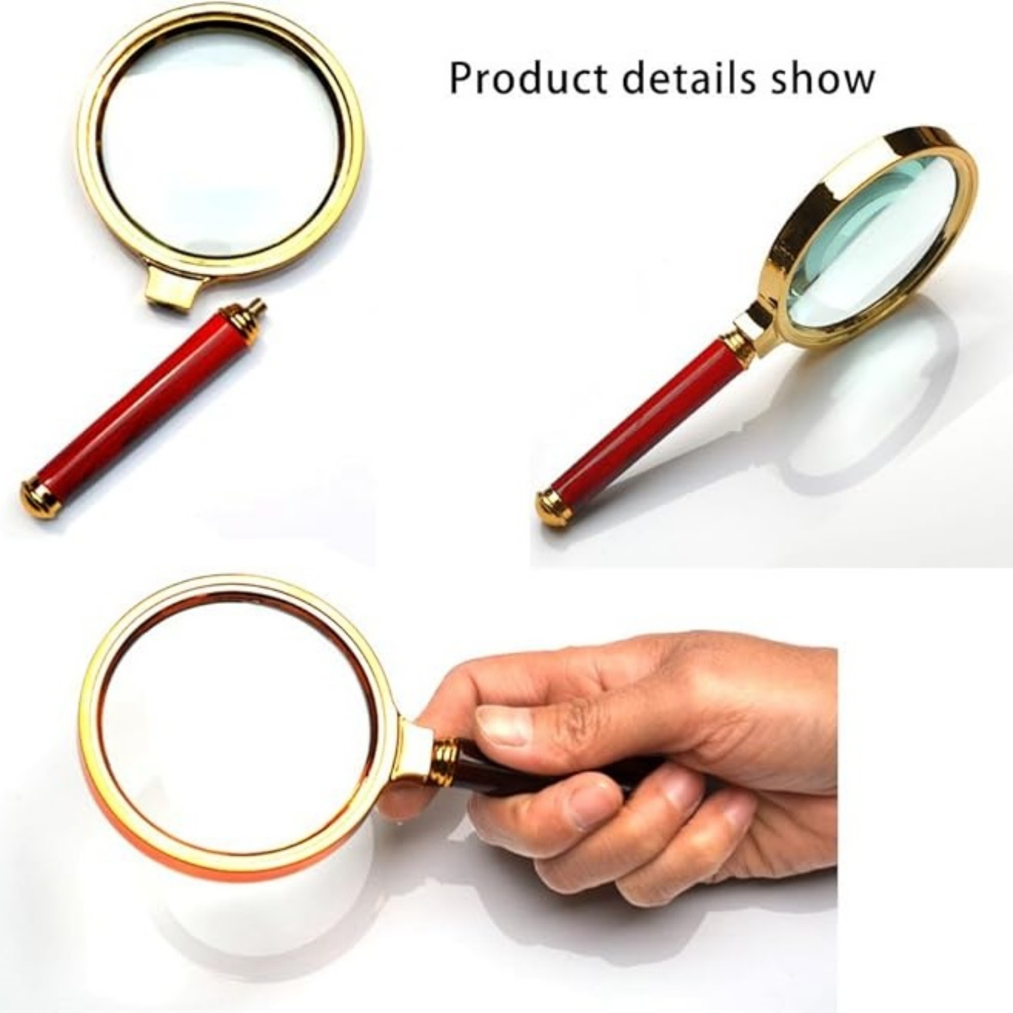10X 80mm Handheld Magnifier 5