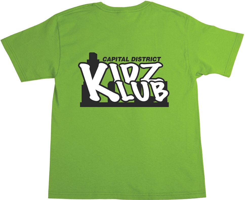 Screen Printed Youth 100% Cotton Colored T-shirt 1