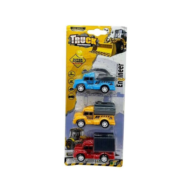 Pull-Back Construction Trucks 3 Pack 2