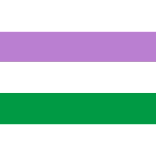 Genderqueer Deluxe Flag 1