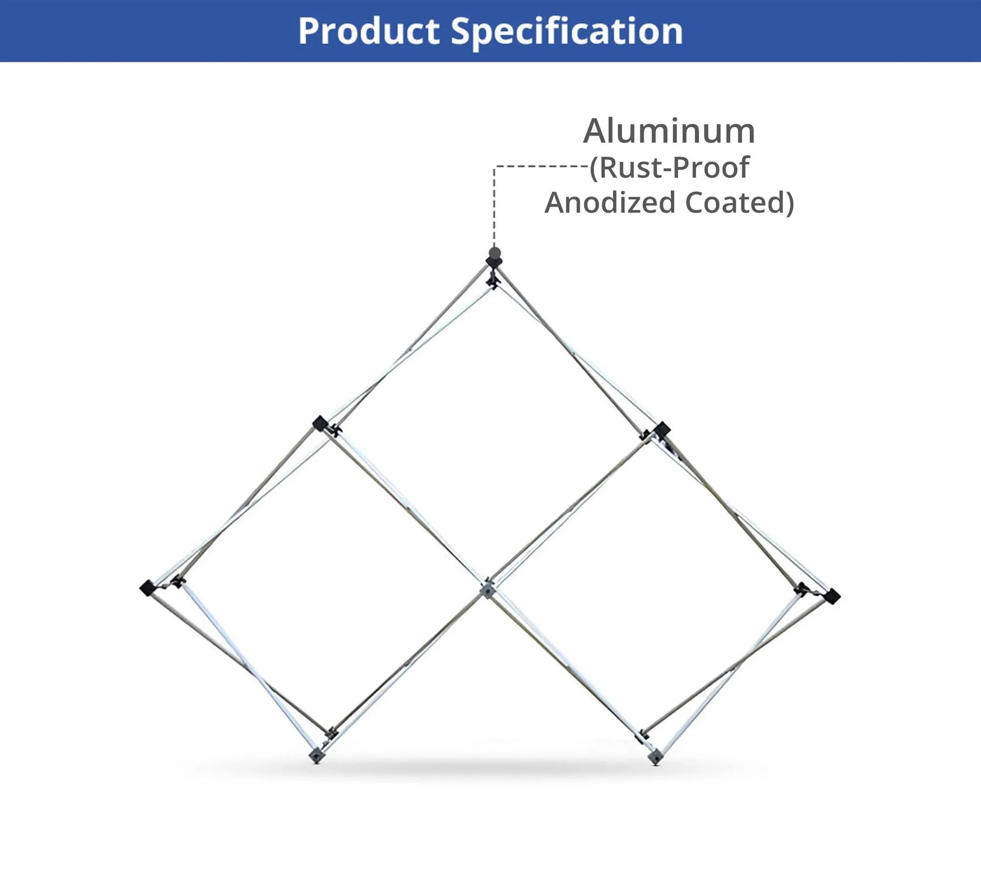 Triangular Small Micro GeoMetrix Table Top (12.60"x12.60") 5