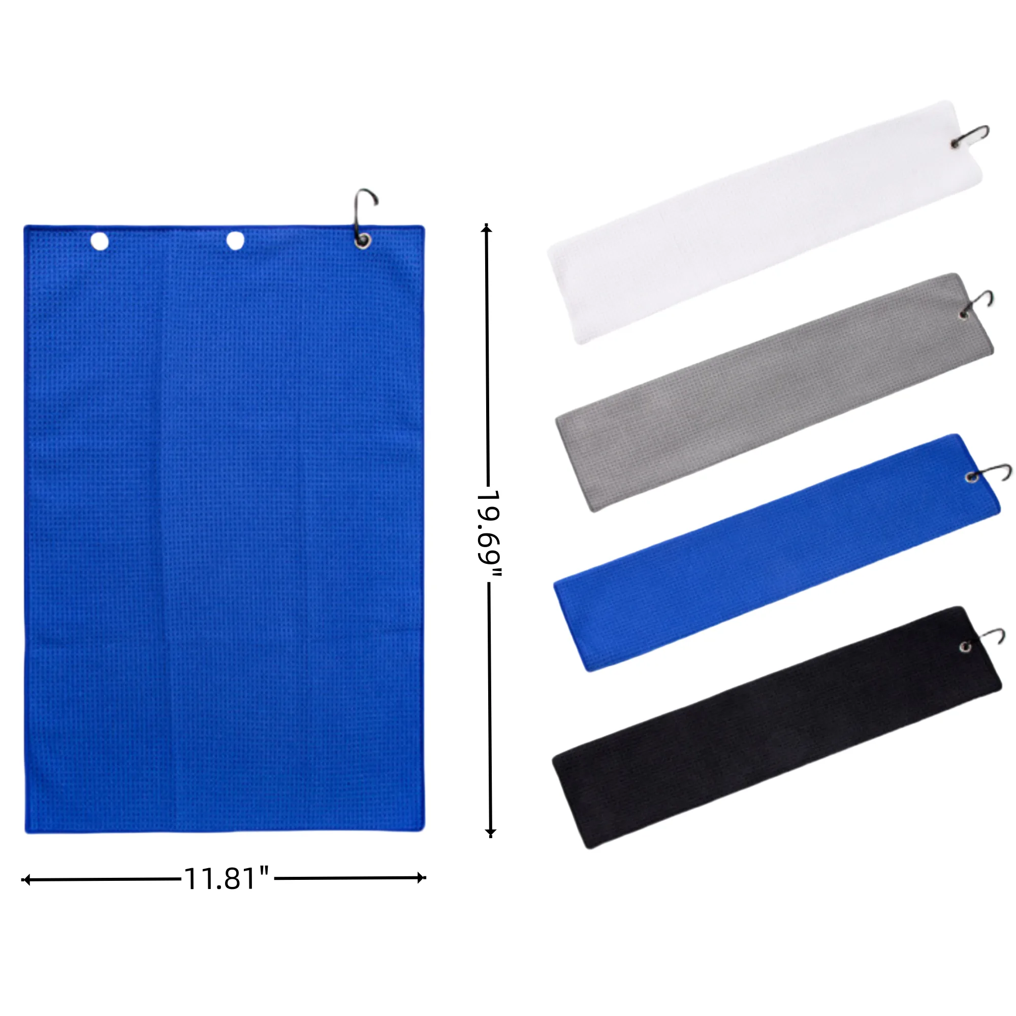 Microfiber Golf Towel with Hook 3