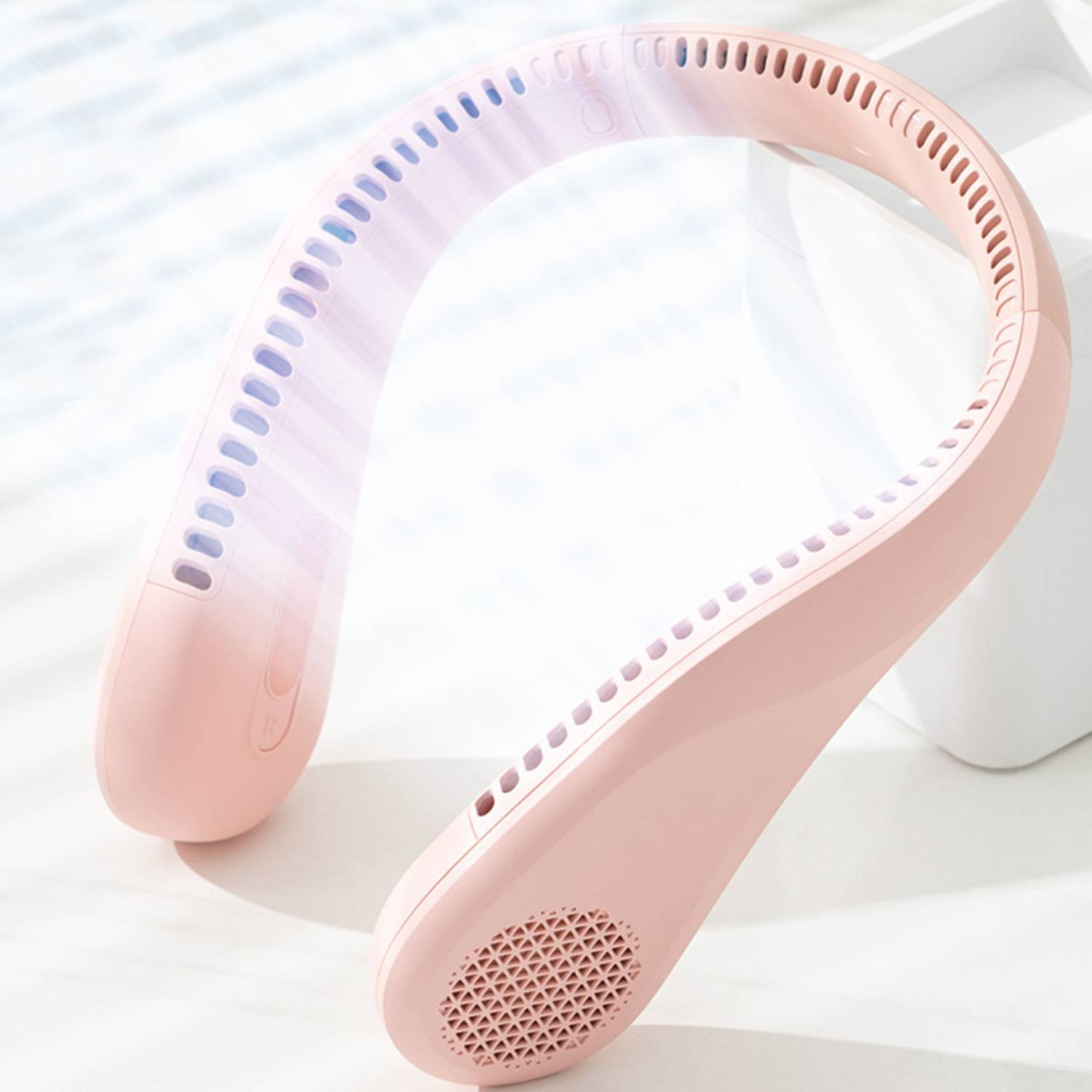Bladeless USB Rechargeable Neck Cooling Wearable Fan 2