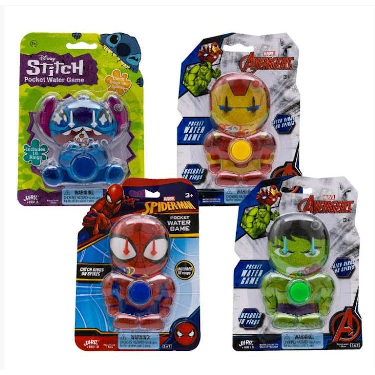 Disney and Marvel Pocket Water Game - Assorted Characters 2