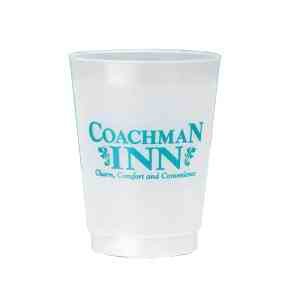 12 oz. frosted flexible plastic cup 1