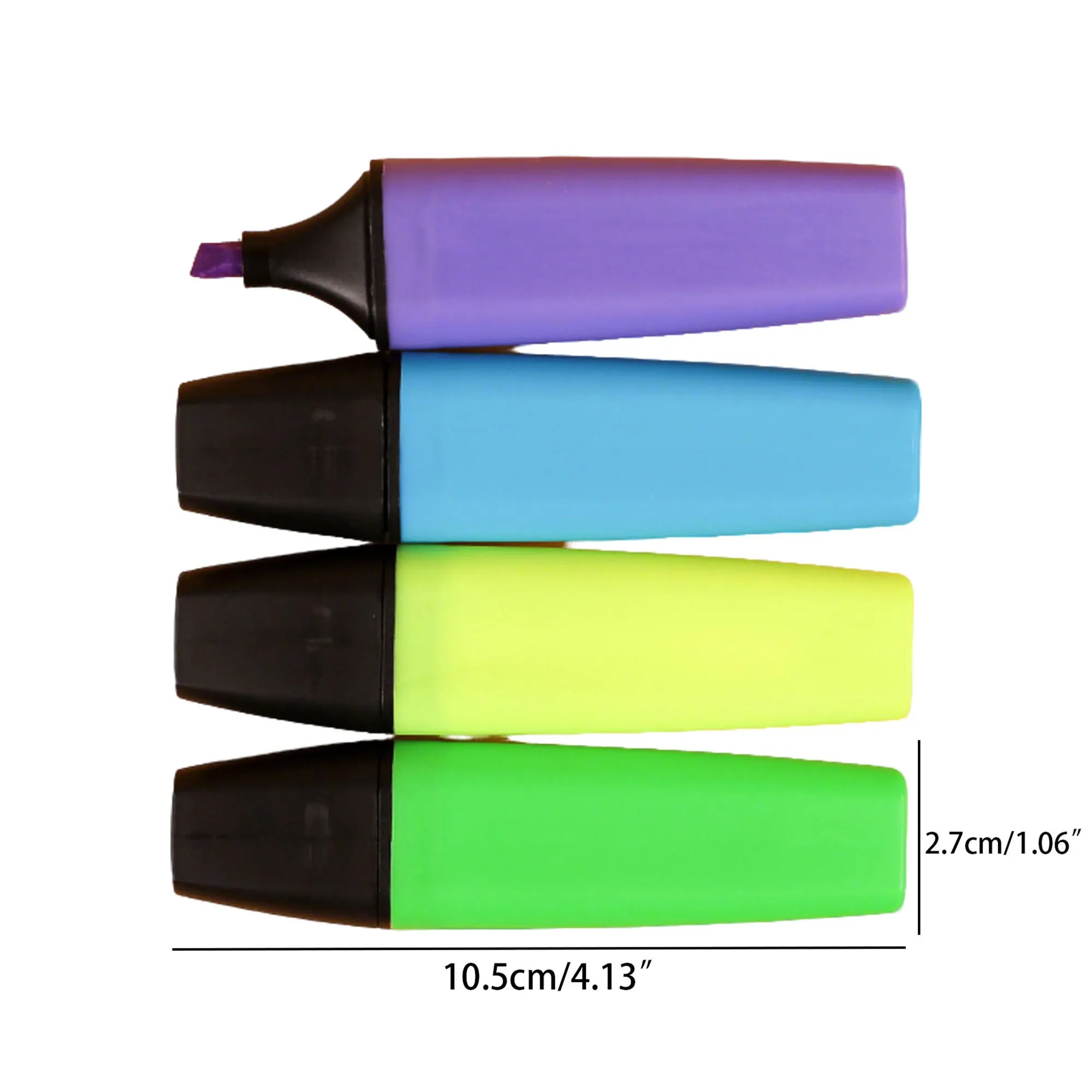 Oblique Head Color Highlighter Pen 2