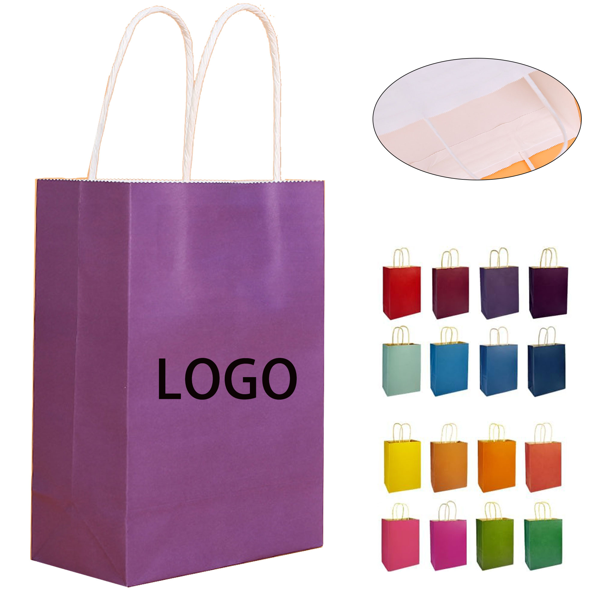 Kraft Paper Gift Bag With Handle 1