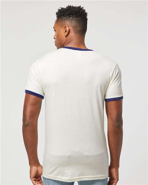 Unisex Fine Jersey Ringer T-Shirt - 246 7
