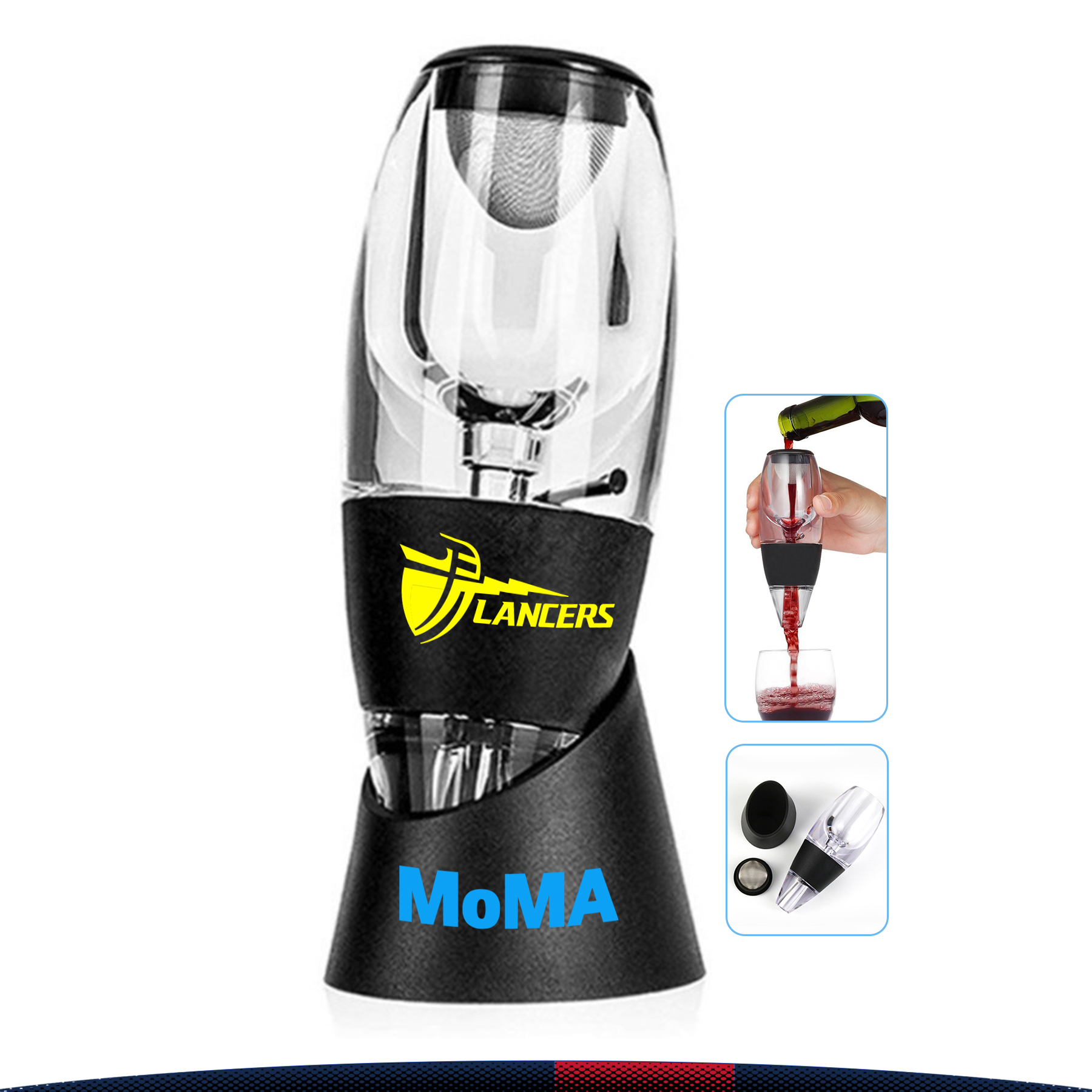 Hourglass Shaped Wine Decanter 2
